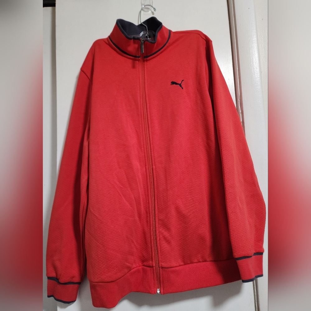 New Without Tag. Puma Red Track Jacket L